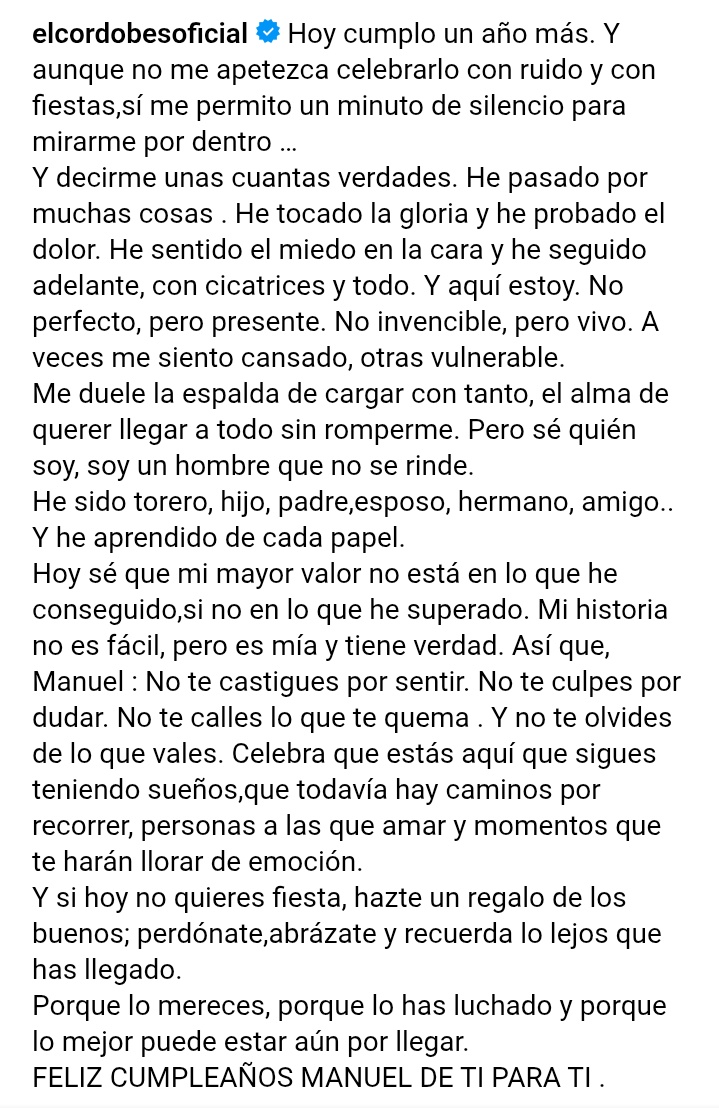 FannyIsidro's tweet photo. El cordobés 💌. https://t.co/4rPQnxb6bT