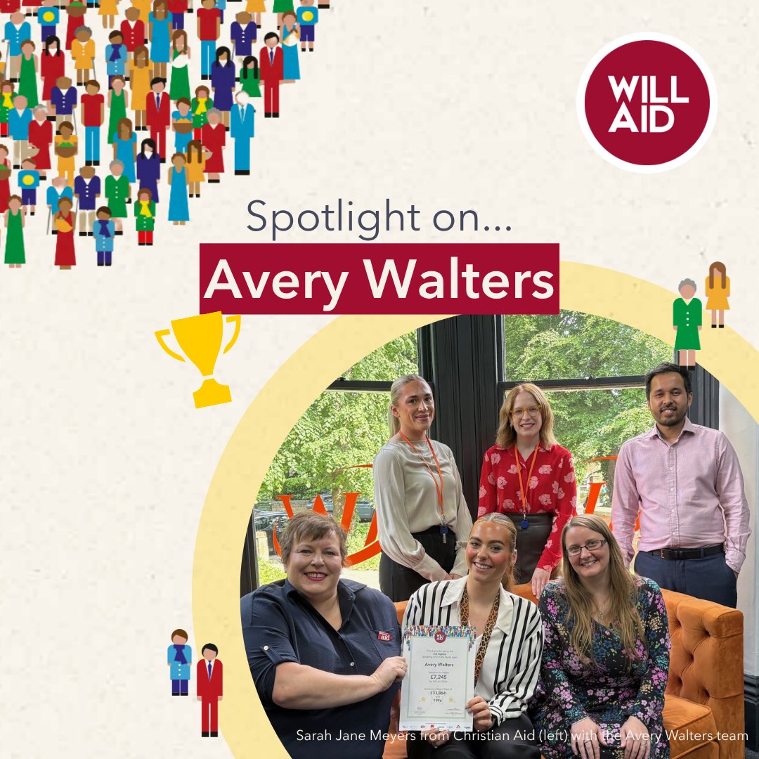 Will_Aid's tweet photo. Leeds-based Avery Walters raised £7,245 in #WillAid 2024 – nearly 3x their 2023 total! 🎉
Director Laura Stafford said: “It is a fantastic scheme to promote your firm... whilst also training junior members... You can also obtain further work for the firm.” https://t.co/Nl4npKRYDp