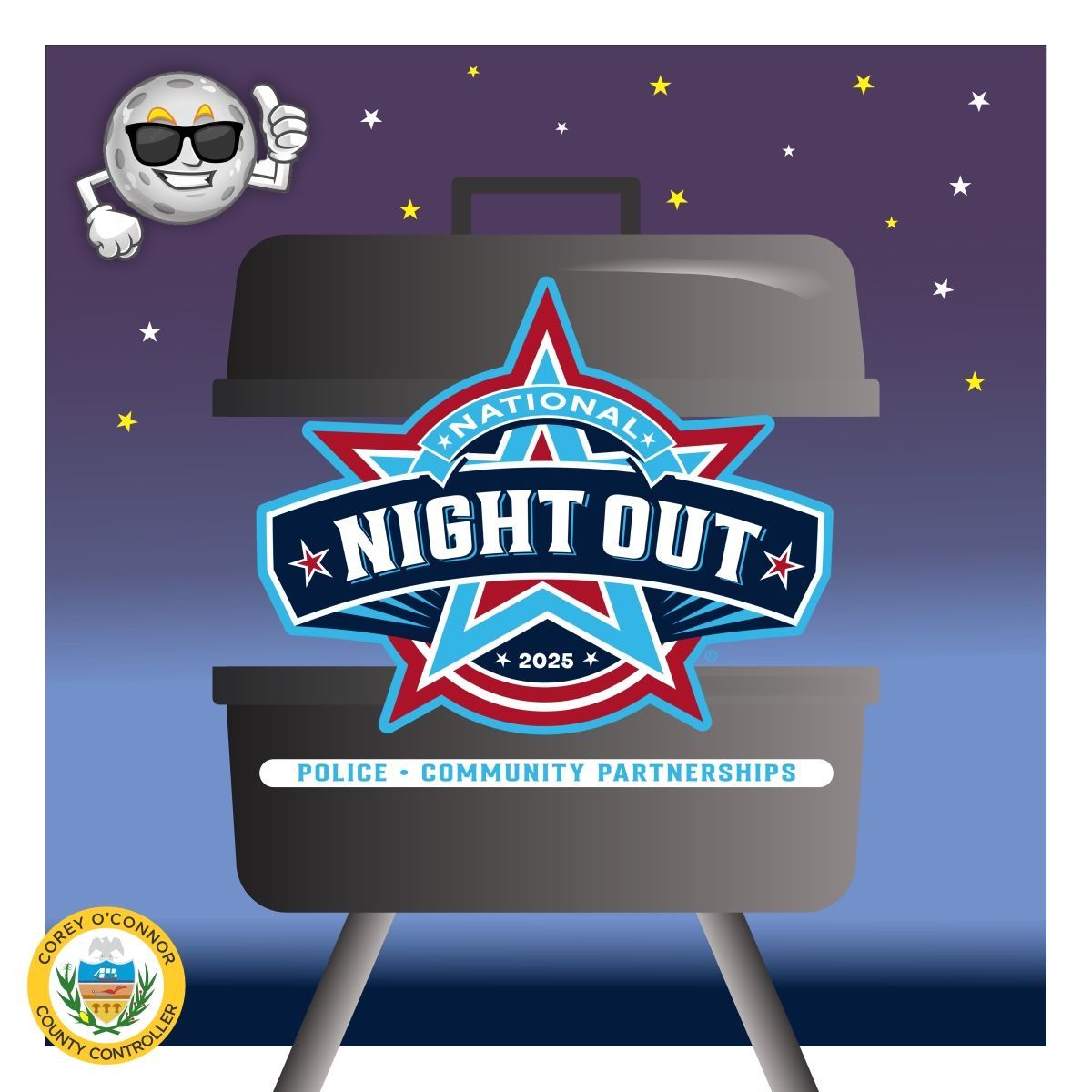 AC_Controller's tweet image. 🎉 Happy National Night Out, Allegheny County! 🚓🚒
Tonight, neighbors & first responders come together to build safer, stronger communities. Let’s connect, celebrate & stand united! 💙 #NationalNightOut