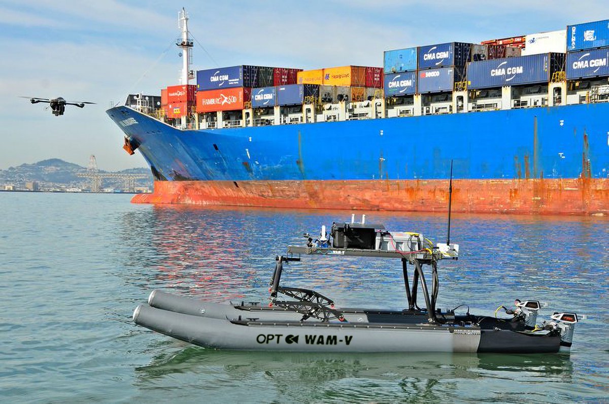 @GreenseaIQ &amp; $OPTT are teaming up to enable fully autonomous hull maintenance.

By integrating EverClean with our WAM-V® USV, we're unlocking persistent, eco-friendly hull grooming—no support vessel required.

🌊 Cleaner ships. Greener oceans.
🔗 greenseaiq.com/news/https-gre…
