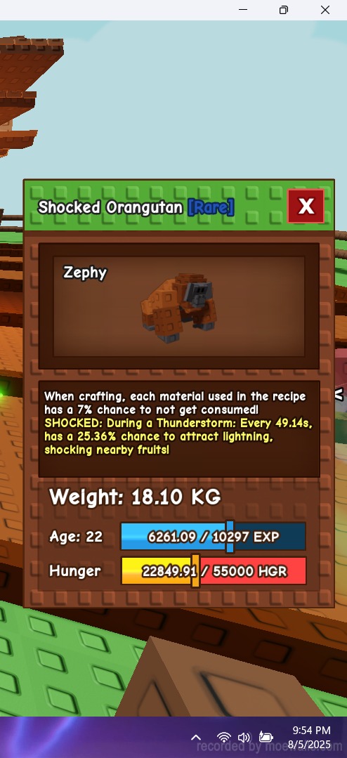 Wts titan orang utan