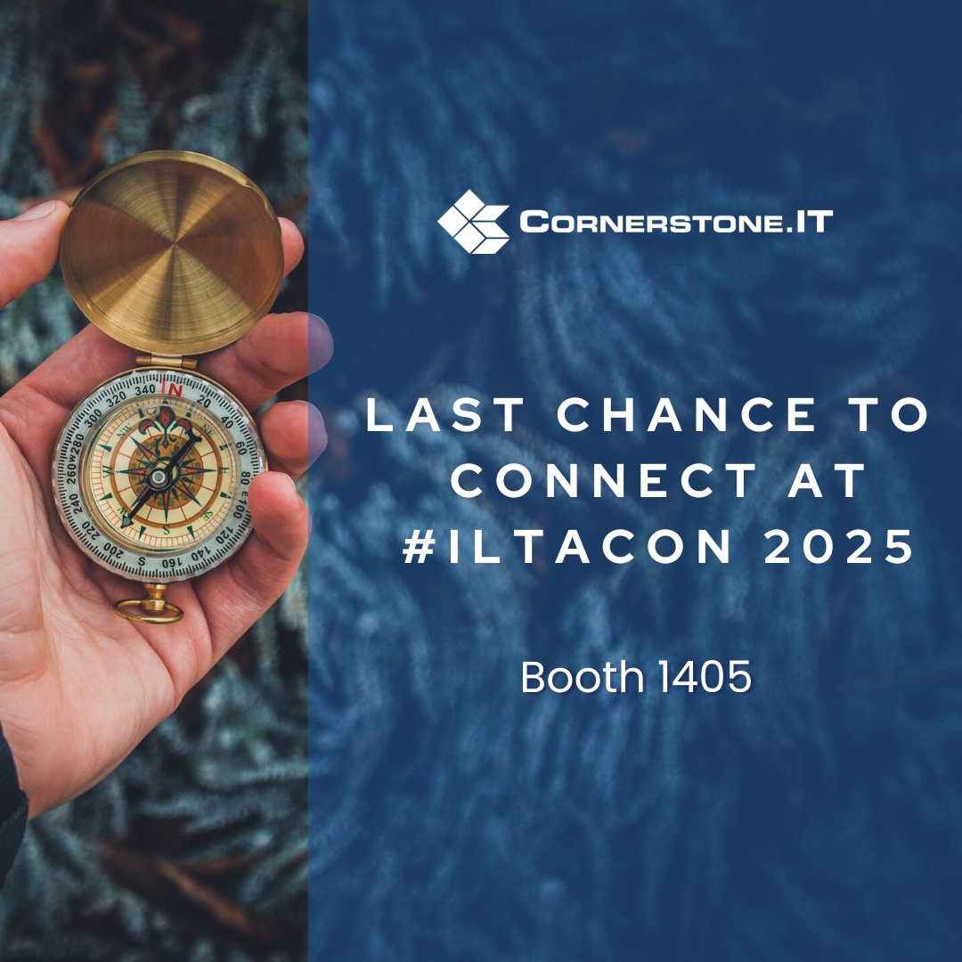Last chance to connect at #ILTACON2025! Visit Booth 1405 before the conference ends to discover how our #MSP &amp; #ITProjectServices can drive results for your firm. Let’s talk! #LegalTech