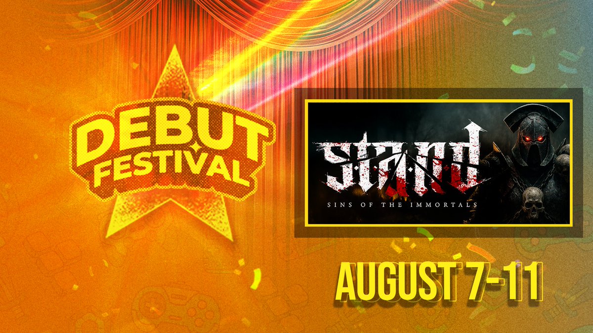 We’re in. STAND: Sins of the Immortals is officially part of <a href="/gamedev_ist/">GameDev.ist</a>’s Debut Festival!

It’s an honor to be featured alongside so many killer indie games. Catch us at the Steam Debut Festival from August 7–11!

store.steampowered.com/app/3363460/ST…
