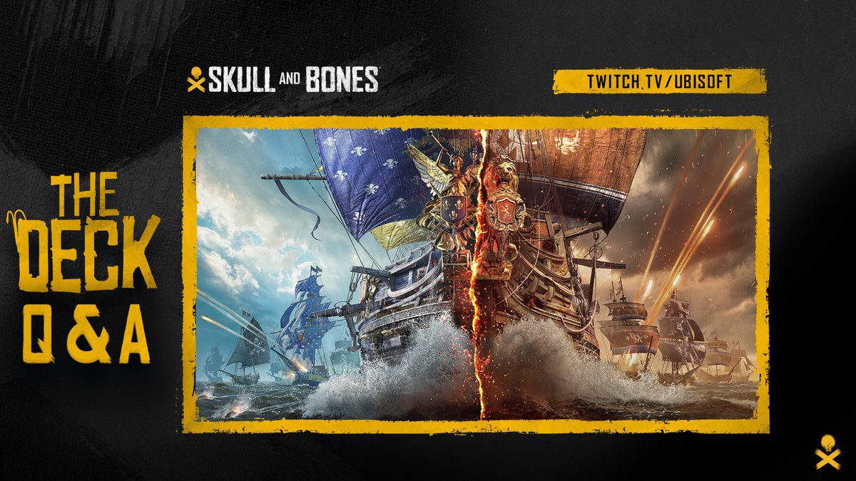 Captains, join us as we go live to talk about the most recent Letter from the Producer

📌 Where: twitch.tv/ubisoft
🗓️ Wednesday 6th Aug
⏰ 4AM CEST/ 12PM AET/ (5 AUG) 7PM PT

Have a question for the devs? Or have some thoughts? Share them here ➡️ ubi.li/2R1j8