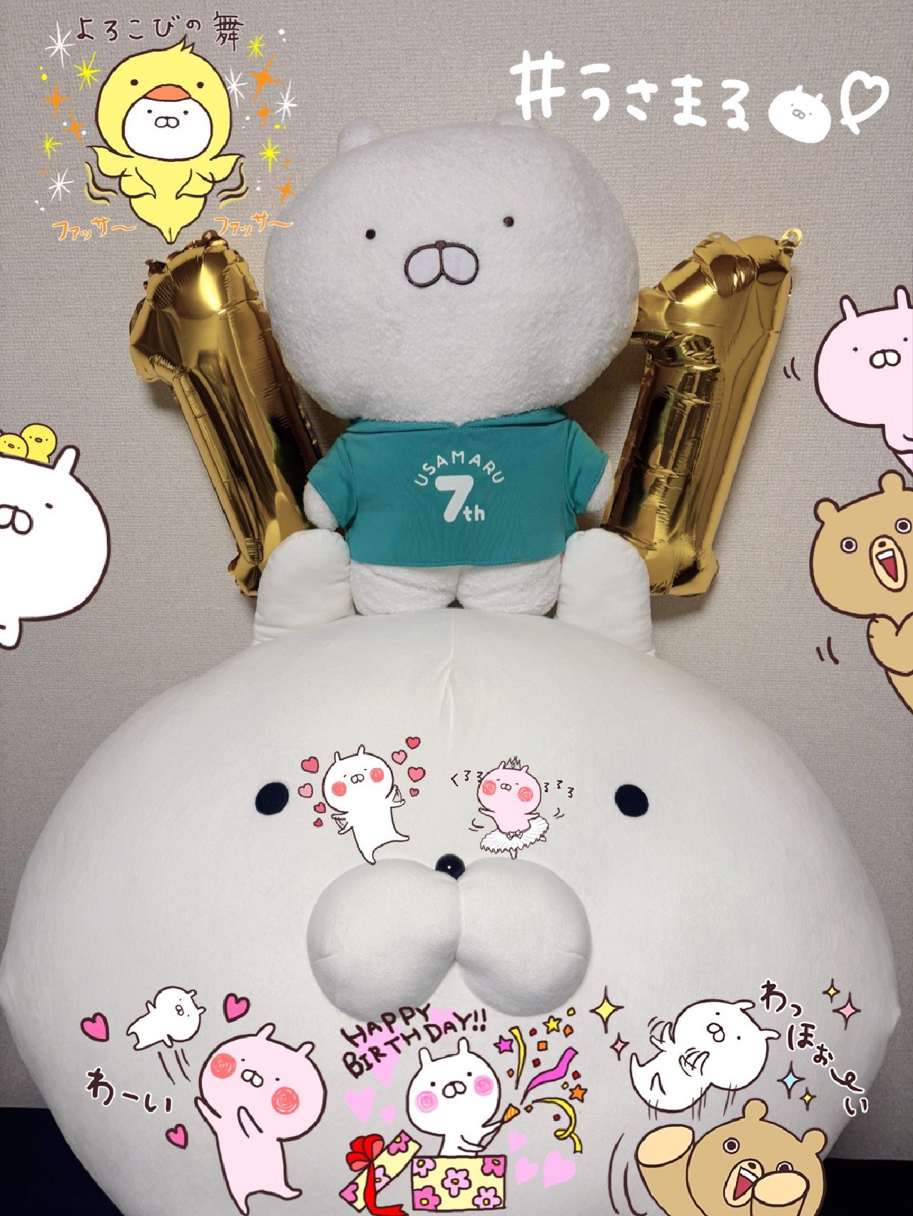うさまる　複製原画 うさまる 複製原画 - メルカリ