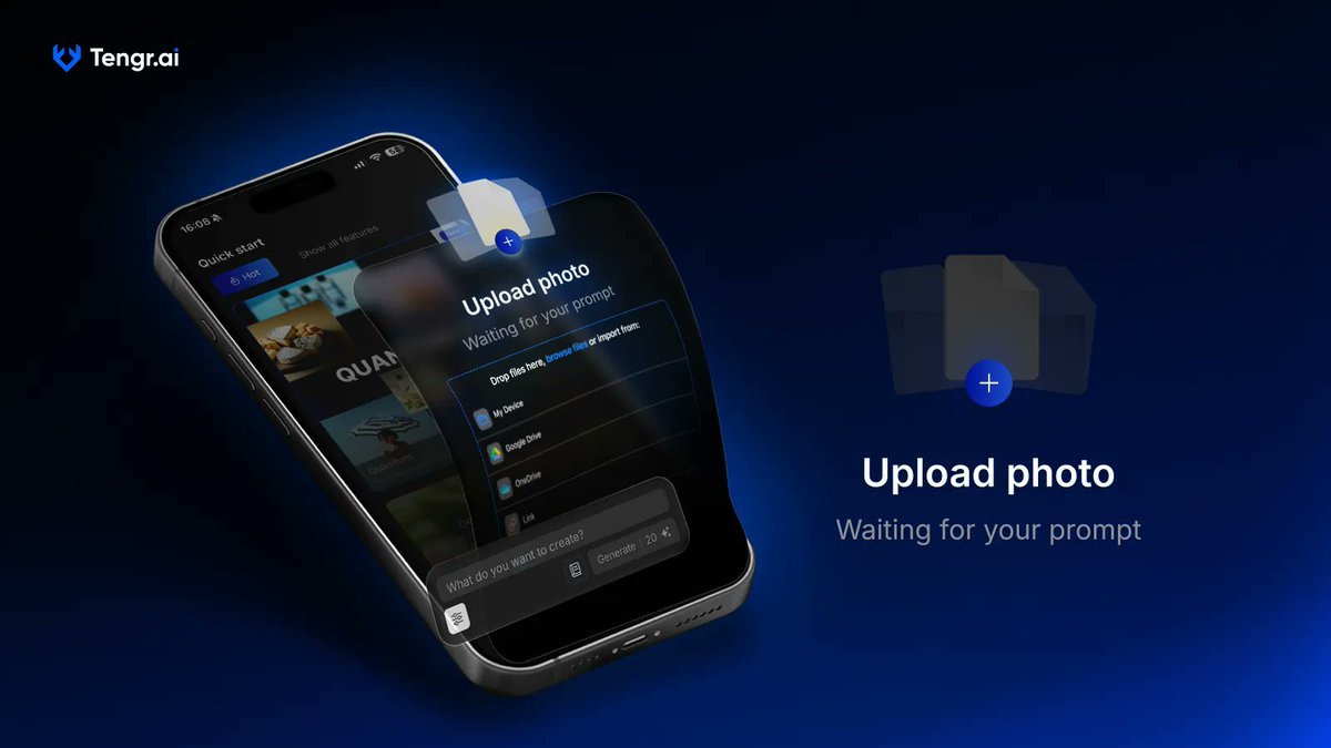 You don’t have to start from zero. 

Upload an image, describe your vision, and let the process reshape it. ✍️
What was once a photo becomes something no camera could capture. 🖼️