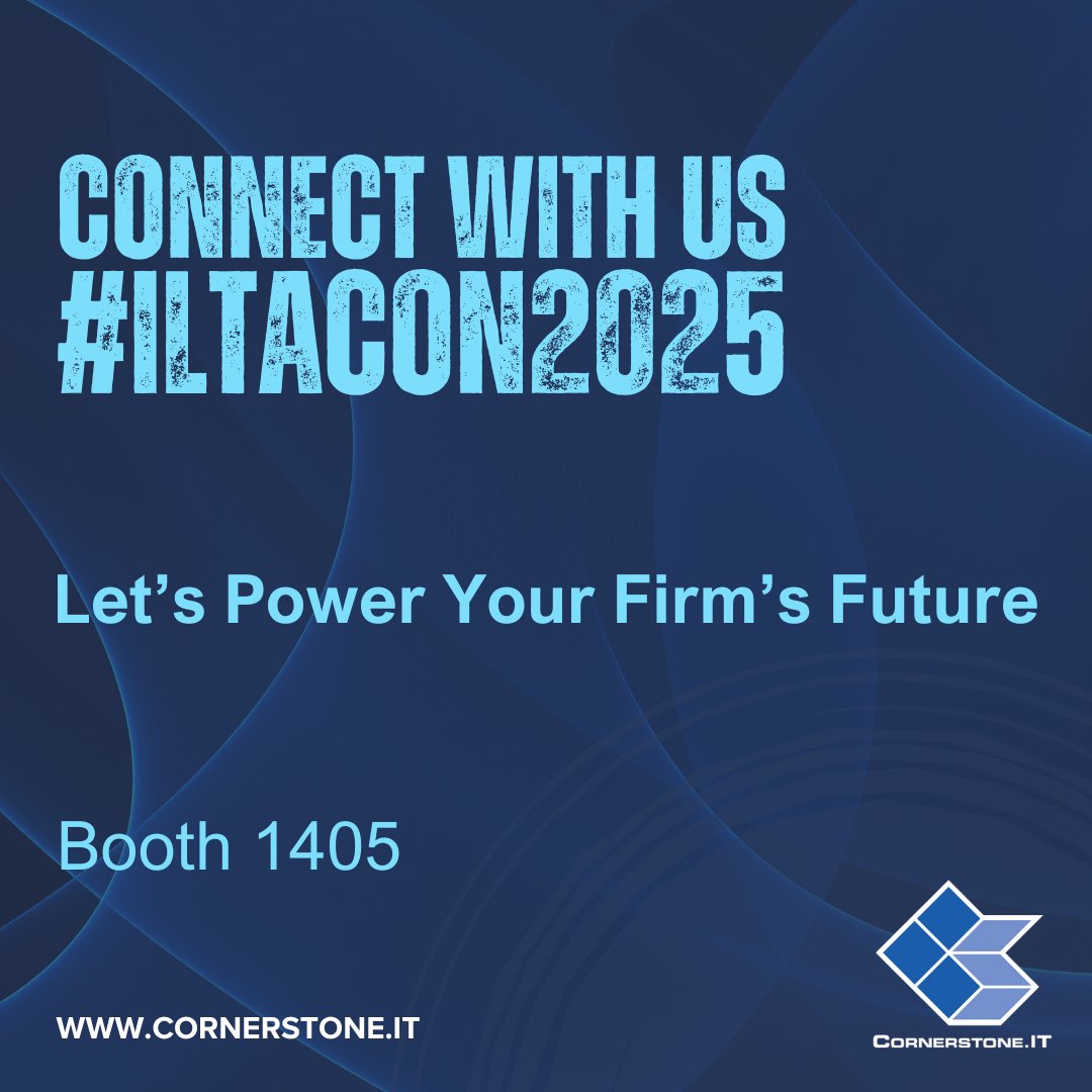 We’re pumped for #ILTACON2025! Connect with our team of Legal IT Experts at Booth 1405 and learn how our #MSP services and IT strategizing can support your firm. #LegalTech #ITProjectServices