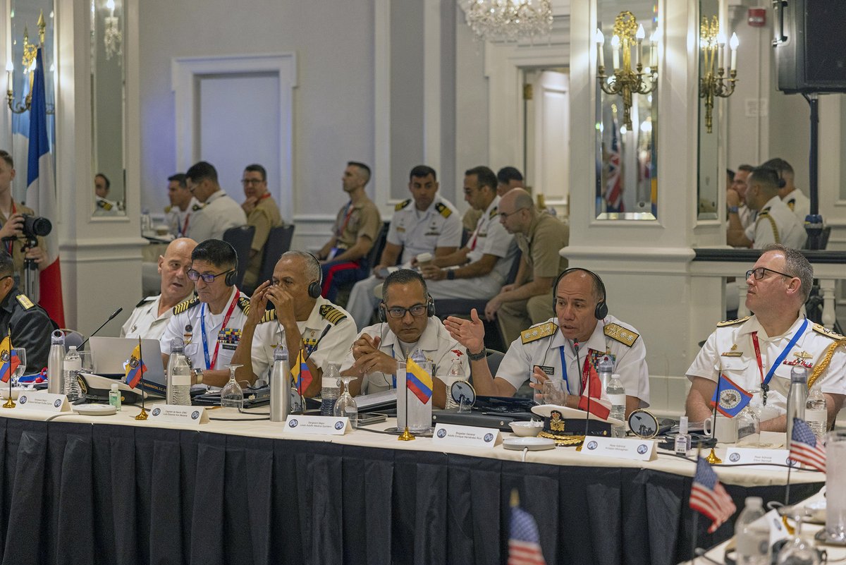 MARFORSOUTH's tweet image. Marine and naval infantry leaders from 20+ partner nations gather in Washington, D.C., Aug. 4, for the opening of the Marine Leaders of the Americas Conference to strengthen regional cooperation. #USMC #MLAC #MARFORSOUTH #Partnerships #Security