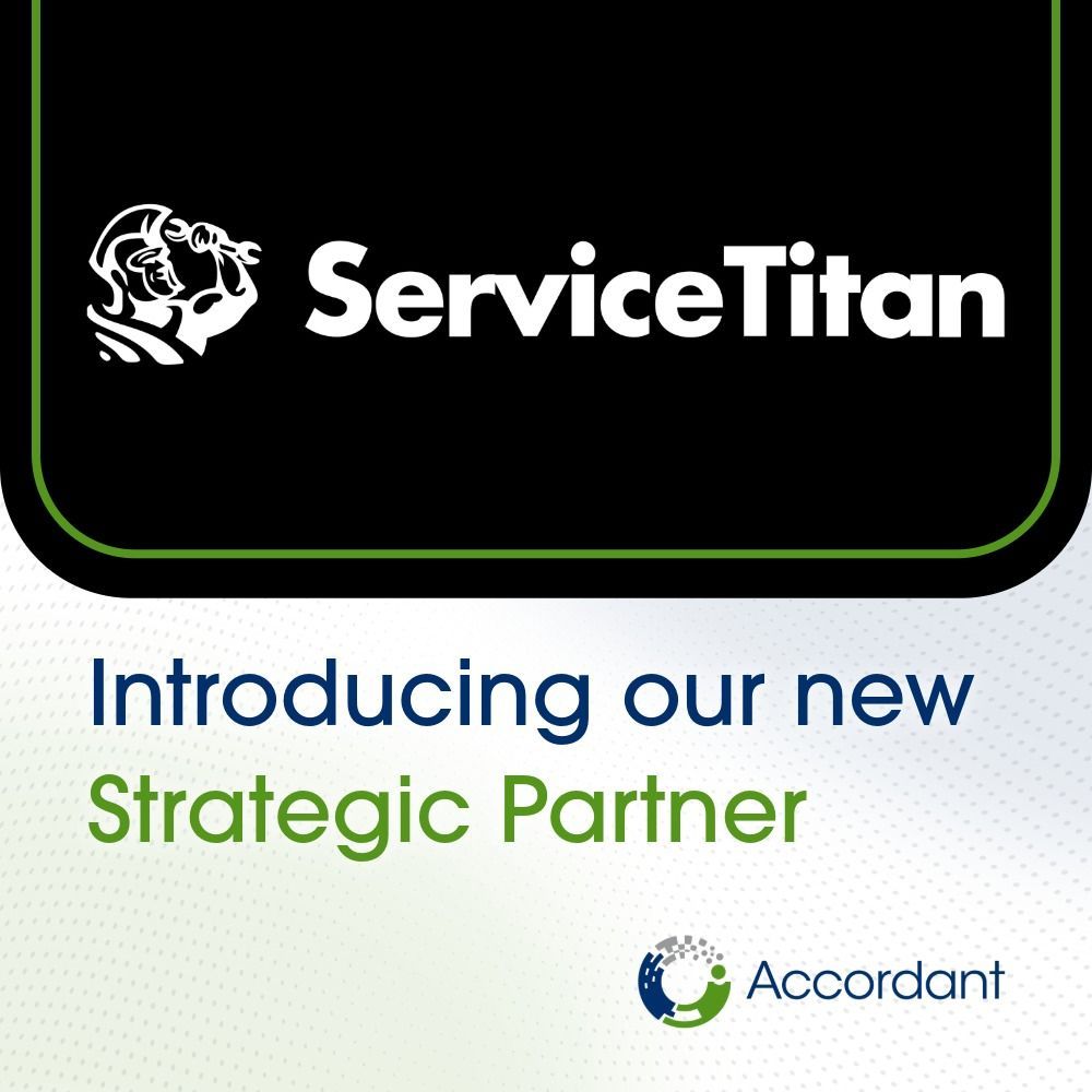 We’re excited to announce our new partnership with ServiceTitan, the leading all-in-one field service and project management platform for the trades!
 
Learn more about our new partnership: accordantco.com/servicetitan-a…
 
#ConstructionTechnology #ConTech #ERP #ServiceTitan #Partnership