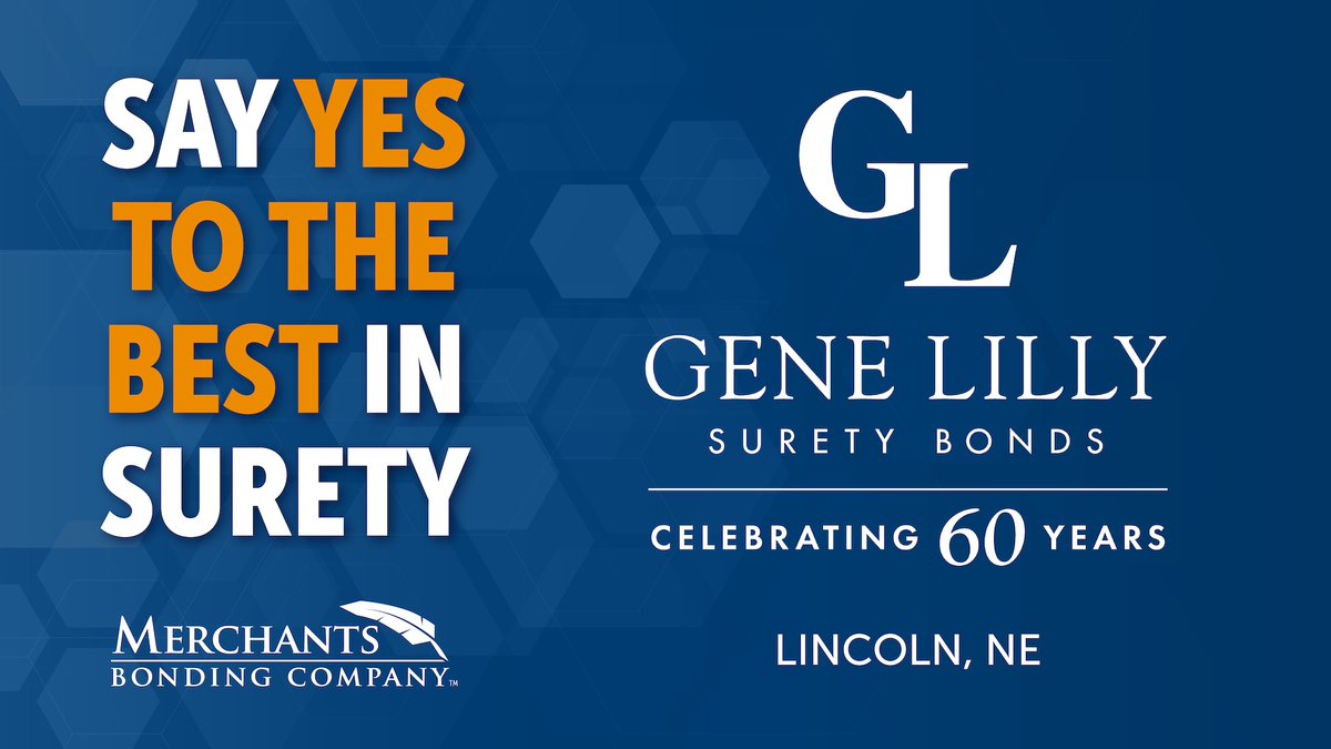 Top agents. Top results. Choose Gene Lilly Surety Bonds, a Merchants Surety Elite partner.
ow.ly/xH0q50Wy0zB
