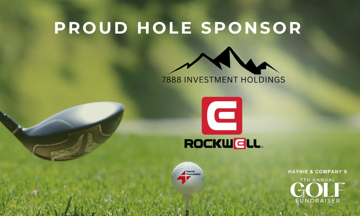 We couldn’t do it without our amazing Hole Sponsors! Thank you for your continued support of our 7th Annual Golf Fundraiser. Let’s tee off for a great cause! #HaynieGolf #HoleSponsor #GivingBack #GolfForACause