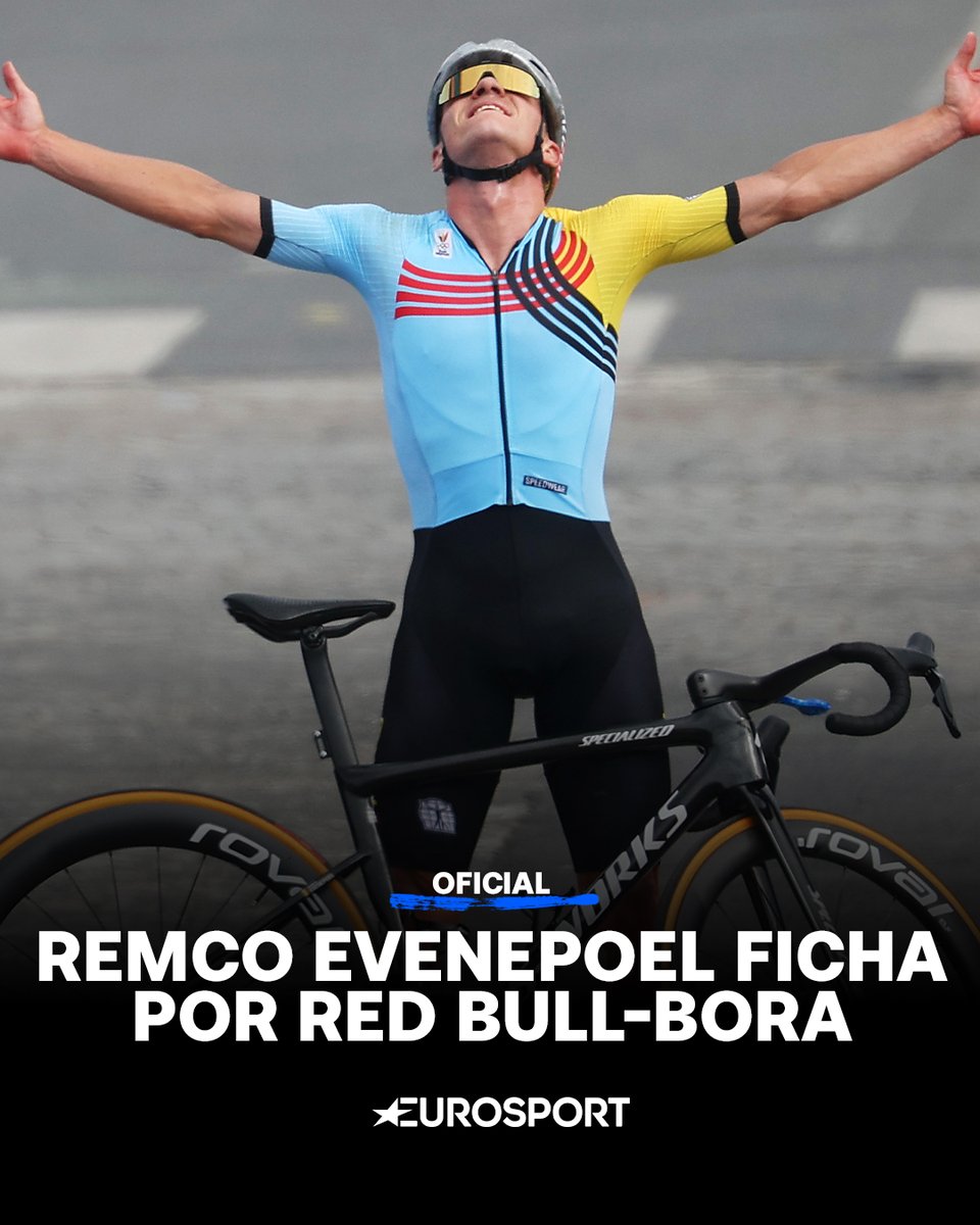 Eurosport.es (@eurosport_es) on Twitter photo 🚨 𝐎𝐅𝐈𝐂𝐈𝐀𝐋: 𝐑𝐄𝐌𝐂𝐎 𝐄𝐕𝐄𝐍𝐄𝐏𝐎𝐄𝐋 𝐅𝐈𝐂𝐇𝐀 𝐏𝐎𝐑 <a href="/RBH_ProCycling/">Red Bull – BORA – hansgrohe</a> 🚨
El conjunto de Ralph Denk confirma una de las noticias del año en el mundo del ciclismo: el doble campeón olímpico deja Soudal y se une a la escuadra alemana
📰 Toda la información, en 🚨 𝐎𝐅𝐈𝐂𝐈𝐀𝐋: 𝐑𝐄𝐌𝐂𝐎 𝐄𝐕𝐄𝐍𝐄𝐏𝐎𝐄𝐋 𝐅𝐈𝐂𝐇𝐀 𝐏𝐎𝐑 <a href="/RBH_ProCycling/">Red Bull – BORA – hansgrohe</a> 🚨
El conjunto de Ralph Denk confirma una de las noticias del año en el mundo del ciclismo: el doble campeón olímpico deja Soudal y se une a la escuadra alemana
📰 Toda la información, en