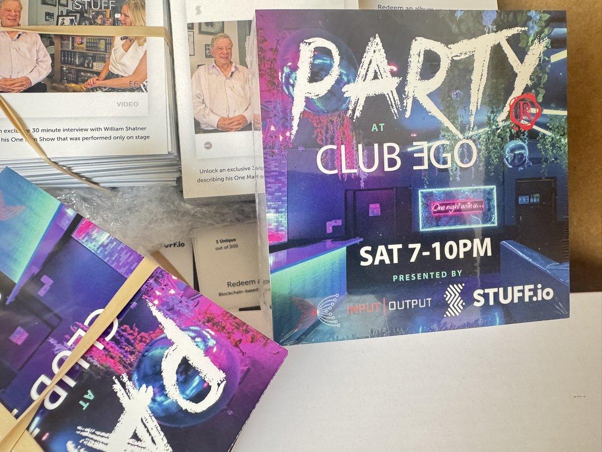 Excited about <a href="/RareEvo/">Rare Evo: A Blockchain Event</a> … almost all packed up with lots of fun <a href="/stuff_io/">Stuff.io</a>