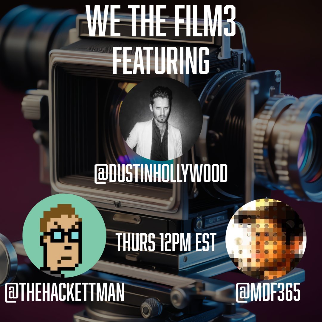 Chris Hackett (@thehackettman) on Twitter photo Join us Thursday as we chat with <a href="/dustinhollywood/">Dustin Hollywood</a> about all things, especially things like cinema and Ai. Should be a good conversation about a professional using these tools and building a platform for creators.
x.com/i/spaces/1ynJO… Join us Thursday as we chat with <a href="/dustinhollywood/">Dustin Hollywood</a> about all things, especially things like cinema and Ai. Should be a good conversation about a professional using these tools and building a platform for creators.
x.com/i/spaces/1ynJO…