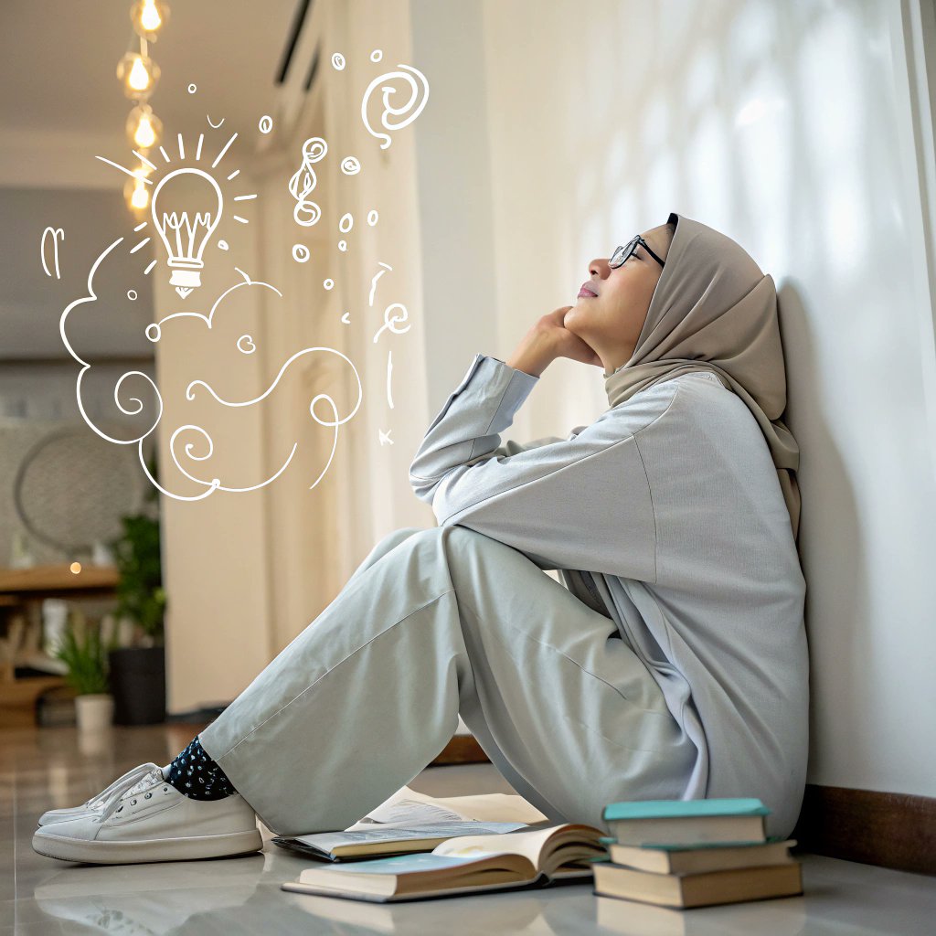 احيانا تجي افكار فجأة واحسها غريبة شوي وما ادري اذا احد غيري يفكر فيها بس يجيني فضول اعرف كيف الناس تطلع بافكار جديدة كل يوم