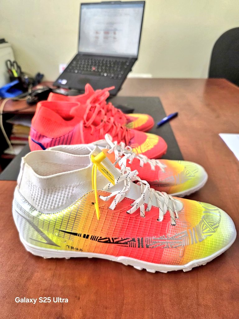 Mwebaze Kanaahe™ Dr.PH (@drbrianbilalk) on Twitter photo After so many months of searching in vain for my preferred <a href="/Nike/">Nike</a> mercurial X victory, I've now settled for this low maintenance guy. Now <a href="/TumukundeSam/">Sam_Rutah</a> <a href="/greenparkug/">GREEN PARK STADIUM</a> <a href="/BentonMwebaze/">Benton Mwebaze</a> , get out your rosaries and pray 🙏🏽#PlayBeautiful #RiseAboveTheNoise After so many months of searching in vain for my preferred <a href="/Nike/">Nike</a> mercurial X victory, I've now settled for this low maintenance guy. Now <a href="/TumukundeSam/">Sam_Rutah</a> <a href="/greenparkug/">GREEN PARK STADIUM</a> <a href="/BentonMwebaze/">Benton Mwebaze</a> , get out your rosaries and pray 🙏🏽#PlayBeautiful #RiseAboveTheNoise