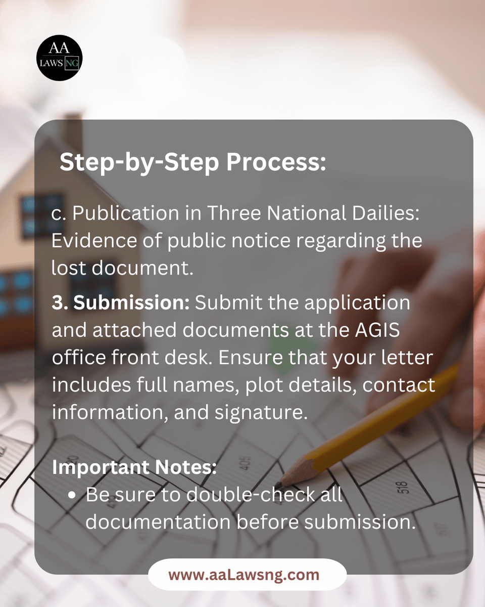 aalawsng's tweet photo. Navigating land documentation can be tricky, but getting a Certified True Copy (CTC) in Abuja doesn't have to be. This guide simplifies the process of getting verified land titles from AGIS for landowners and investors.

#AGIS #aalawsng #avielavenantelawpractice #abujarealestate https://t.co/2rRAEmRcaG