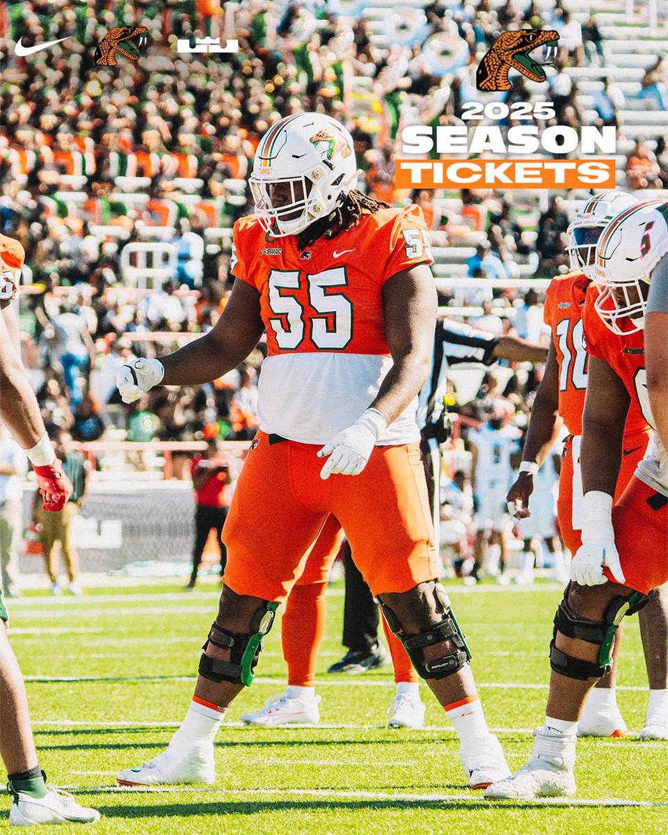 Florida A&M Football ๐ (@famu_fb) on Twitter photo ๐๐ผ๐ผ๐๐ฏ๐ฎ๐น๐น ๐๐ฒ๐ฎ๐๐ผ๐ป ๐๐ถ๐ฐ๐ธ๐ฒ๐๐ ๐ฎ๐ฟ๐ฒ ๐ฎ๐๐ฎ๐ถ๐น๐ฎ๐ฏ๐น๐ฒ !
Reach out to the FAMU Ticket Office at 850-599-3141 or 850-599-3230 and via email at famuboxoffice@famu.edu
M-F 8:30 a.m. to 4 p.m.
Tickets โก๏ธ tinyurl.com/dcjbrztp
#FAMU | #Rattlers | #FangsUp ๐ ๐๐ผ๐ผ๐๐ฏ๐ฎ๐น๐น ๐๐ฒ๐ฎ๐๐ผ๐ป ๐๐ถ๐ฐ๐ธ๐ฒ๐๐ ๐ฎ๐ฟ๐ฒ ๐ฎ๐๐ฎ๐ถ๐น๐ฎ๐ฏ๐น๐ฒ !
Reach out to the FAMU Ticket Office at 850-599-3141 or 850-599-3230 and via email at famuboxoffice@famu.edu
M-F 8:30 a.m. to 4 p.m.
Tickets โก๏ธ tinyurl.com/dcjbrztp
#FAMU | #Rattlers | #FangsUp ๐