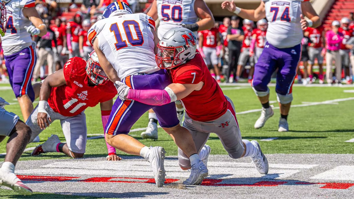 HERO Sports FCS (@herosports_fcs) on Twitter photo ๐ธ#FCS Spotlight๐ธ
Nicholls LB Jake Dalmado
-2025 Jr
-6-0, 215 lbs
-2024: 41 tackles, 12.5 TFLs, 9 sacks, 12 QB hurries, 1 INT, 3 PBUs
-2024 All-Southland First Team
๐ธCory Naqain/<a href="/Nicholls_FB/">Nicholls Football ๐</a> ๐ธ#FCS Spotlight๐ธ
Nicholls LB Jake Dalmado
-2025 Jr
-6-0, 215 lbs
-2024: 41 tackles, 12.5 TFLs, 9 sacks, 12 QB hurries, 1 INT, 3 PBUs
-2024 All-Southland First Team
๐ธCory Naqain/<a href="/Nicholls_FB/">Nicholls Football ๐</a>