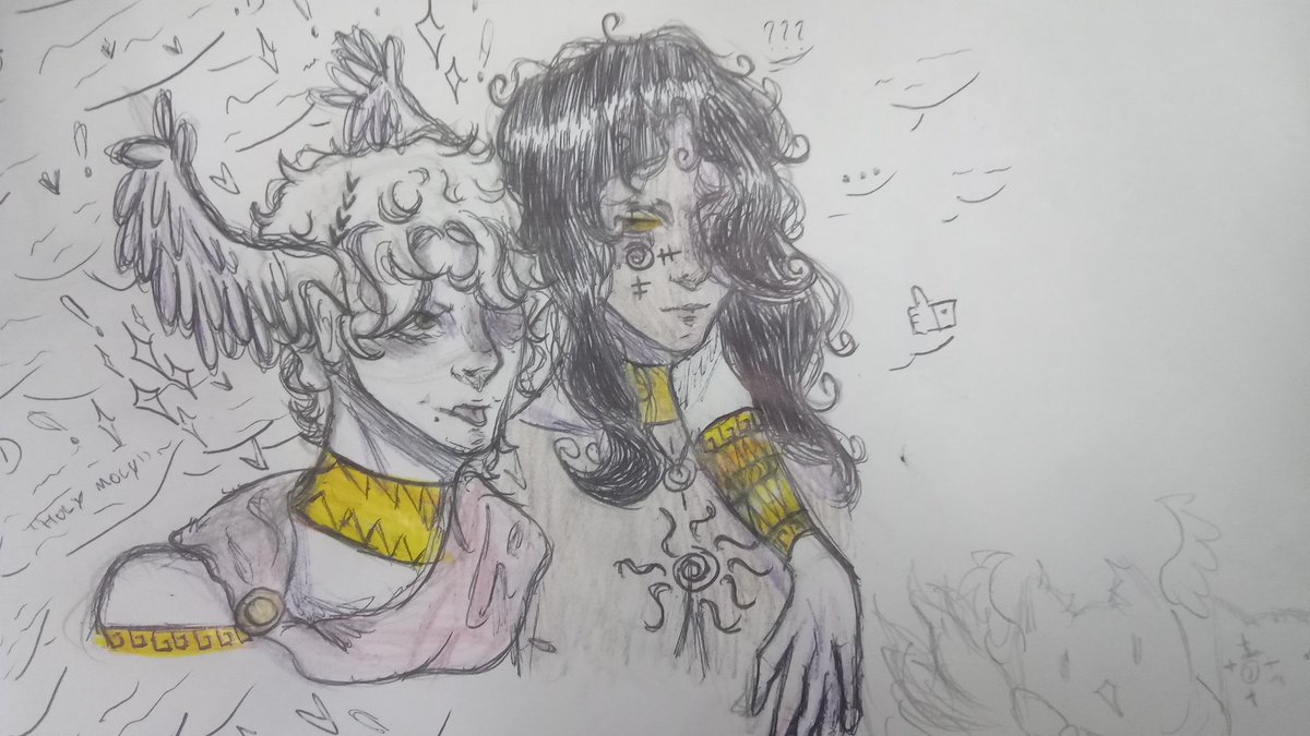 Eri .ᐟ Masky's bf ^•.•^ ⦻‘ᶠᶸᶜᵏᵧₒᵤ!’꩜ (@riddlersantista) on Twitter photo just drew <a href="/Sarahphina_SP/">Sarahphina☆ | COMMS OPEN!💌</a> hermes w my epic oc because i love them and i like flowerfeather and Peony is fucking tired of his bullshit just drew <a href="/Sarahphina_SP/">Sarahphina☆ | COMMS OPEN!💌</a> hermes w my epic oc because i love them and i like flowerfeather and Peony is fucking tired of his bullshit