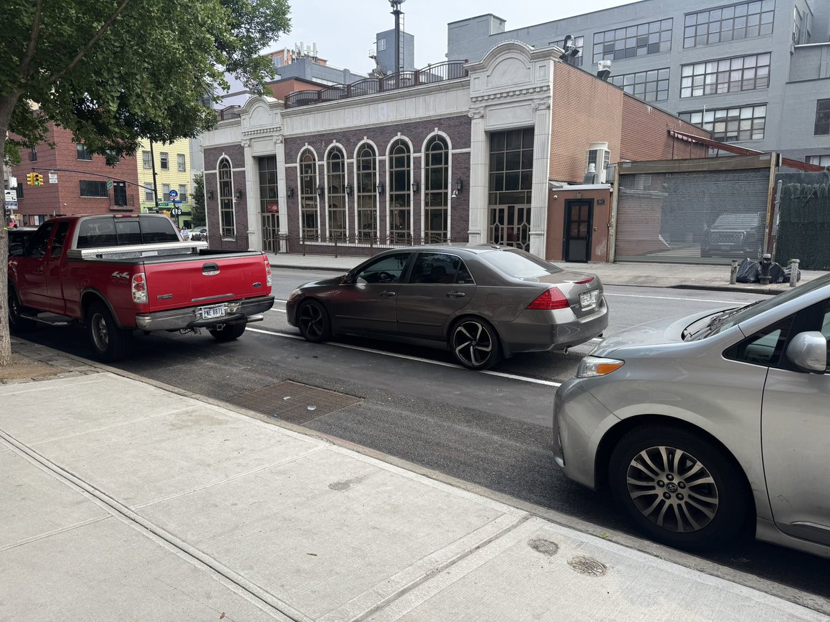 Streetsblog New York (@streetsblognyc) on Twitter photo Good morning from the New Dangerous Unprotected Bedford Bike Lane, and all the cars and trucks illegally parked in it.
<a href="/NYCMayor/">Mayor Eric Adams</a> will have blood on his hands for this decision, unfortunately sooner than later. Good morning from the New Dangerous Unprotected Bedford Bike Lane, and all the cars and trucks illegally parked in it.
<a href="/NYCMayor/">Mayor Eric Adams</a> will have blood on his hands for this decision, unfortunately sooner than later.