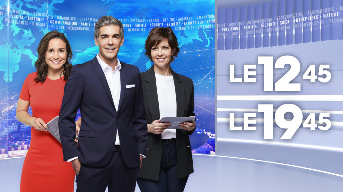 Le nouveau trio de titulaires à la présentation des JT de <a href="/M6/">M6</a> la saison prochaine :

#Le1945 semaine : <a href="/xdemoulins/">Xavier de Moulins</a>
#Le1245 semaine : <a href="/NathalieRenoux/">Nathalie Renoux</a> 
#Le1245 #Le1945 week-end : <a href="/AshleyChevalier/">Ashley Chevalier</a>