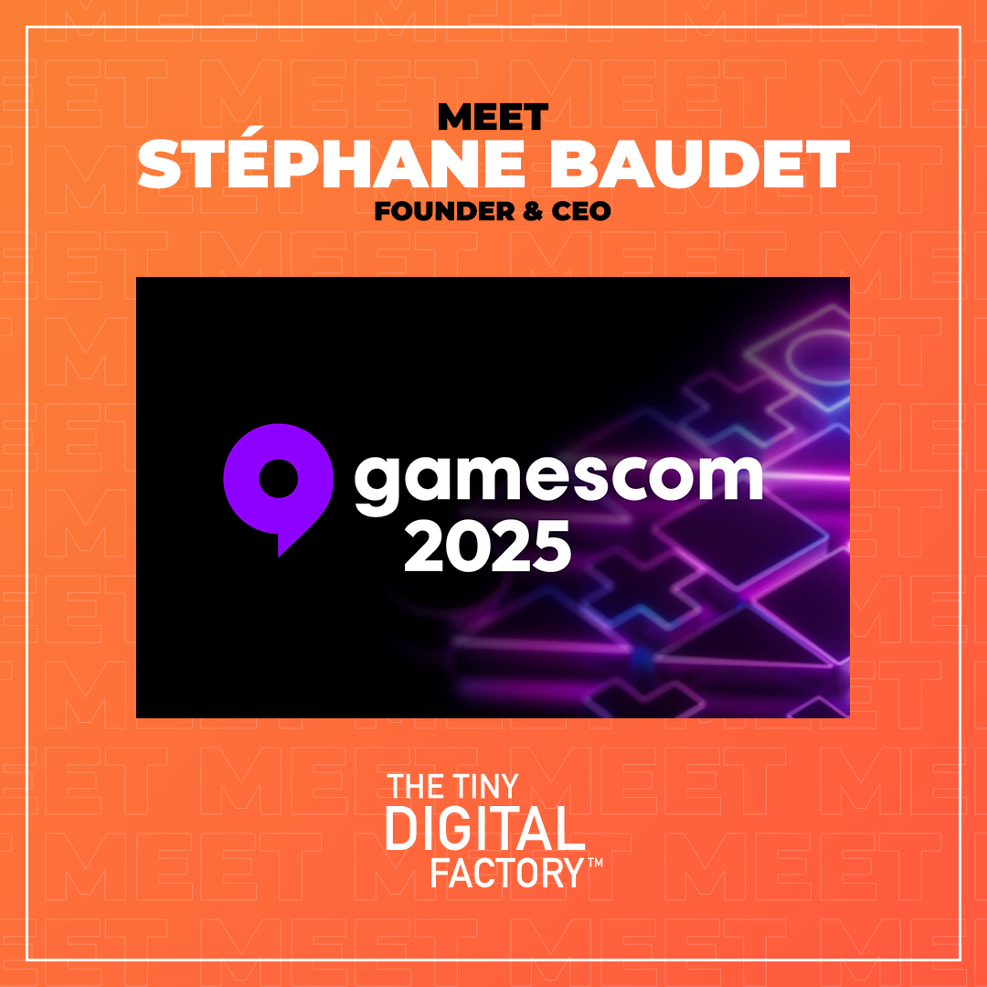 🚨 Our CEO, Stéphane Baudet  will be at Gamescom from August 20th to 23rd to connect, network, and… maybe kickstart your next passion project!
Interested in talking innovation, co-development, or publishing?
📍 Book a meeting with our CEO now!