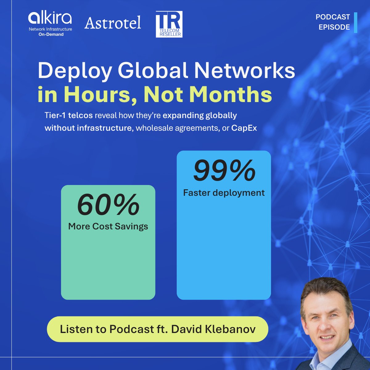 alkiranet's tweet image. Breaking news: Global networks - no hardware required! 🚀

Alkira &amp;amp; Astrotel are slashing costs, speeding up deployments, and making multi-cloud a breeze. Even AI loves it. 

Are you ready for networking’s next era? 

Link in comment.

#NetworkInfrastructure #TechInnovation