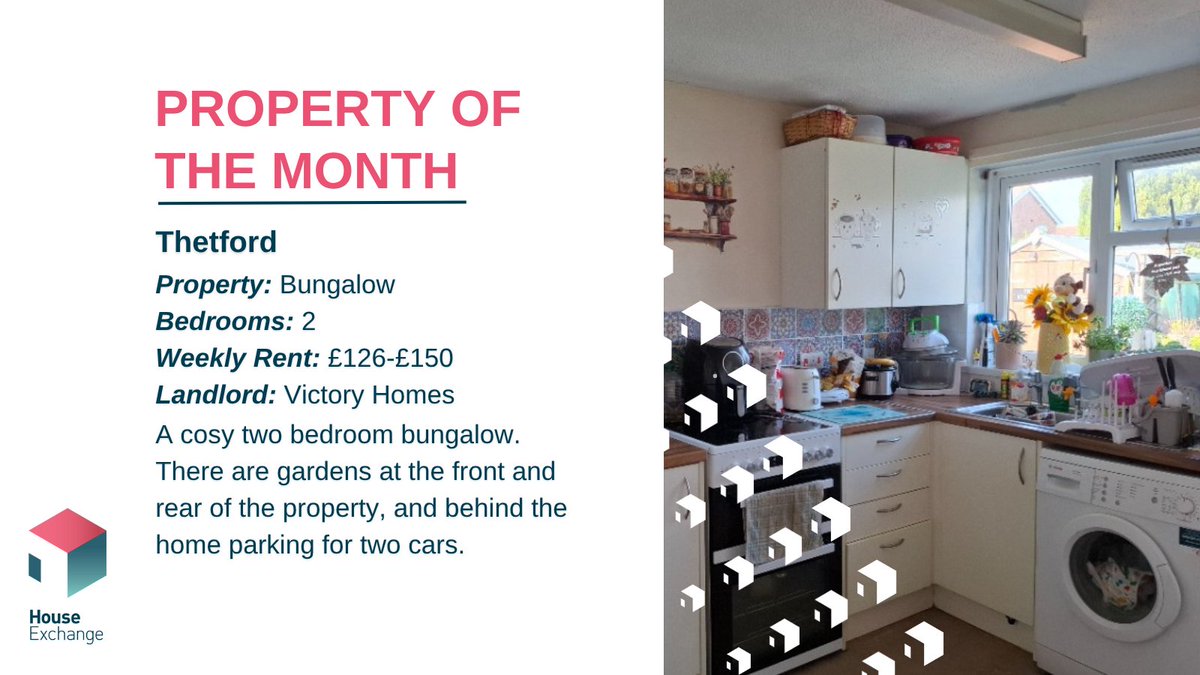 Are you looking for a two-bedroom bungalow in #Thetford?

This cosy home which is close to local amenities is available for a #MutualExchange! It has a front and back garden and enough parking for two cars. Find out more on the House Exchange website 👇

houseexchange.org.uk/property-searc…