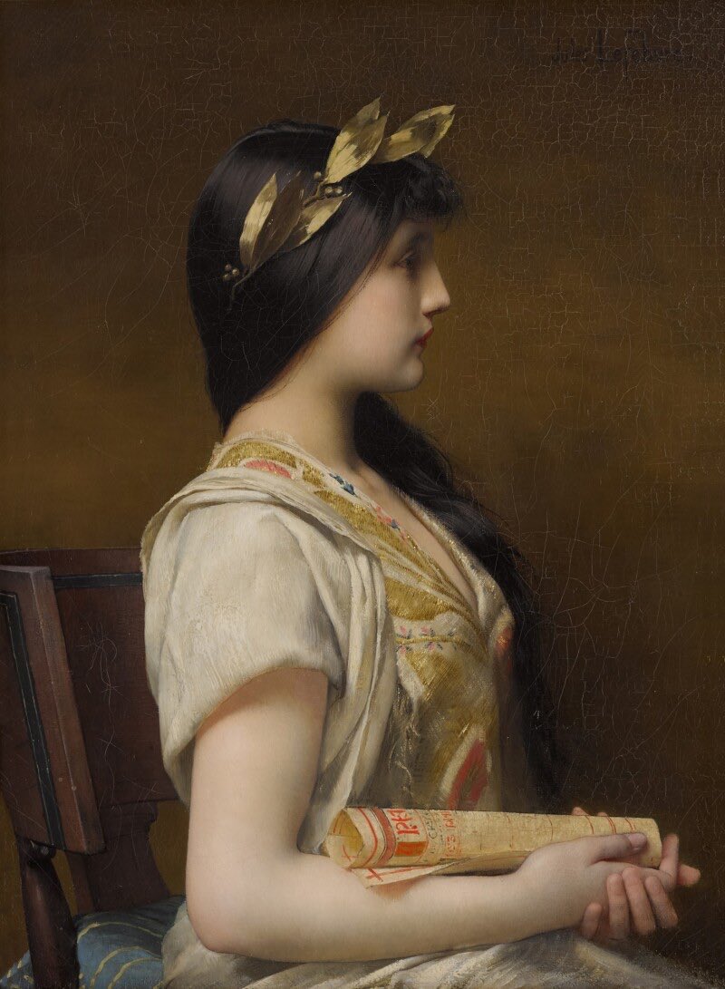 Sappho by Jules Joseph Lefebvre (19th century)