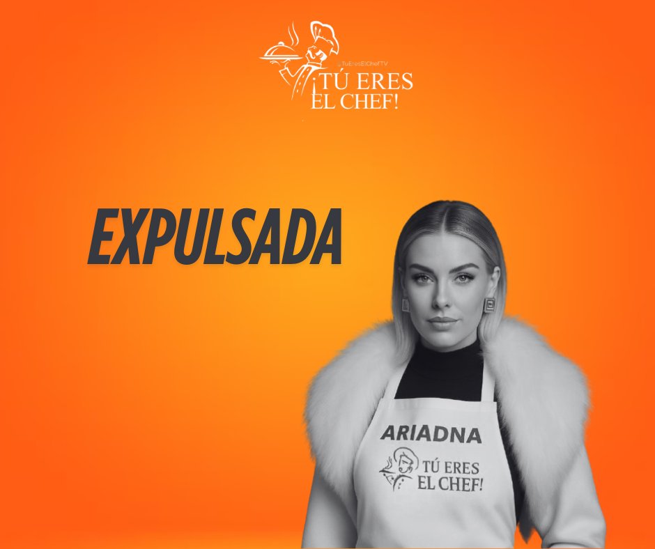 TuEresElChefTV's tweet photo. Por lo tanto, sintiéndolo mucho Ariadna @Ariadna_Bloom eres la eliminada y tercera finalista del programa. Queremos agradecerte enormemente todo, tu actitud, brotes, humor, astucia, trabajo, superación. Por suerte aquí te quedas y esto no es una despedida... aún...🔥#ChefFinal1 https://t.co/pxaZeitzG5