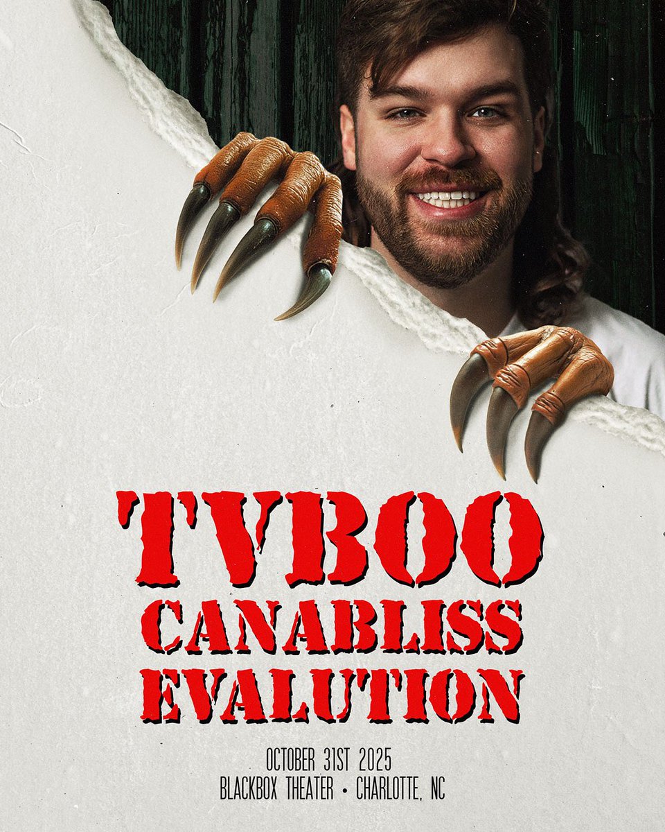 CHARLOTTE! 

Ain't no tricks over here, just treats 🎃 coming through to the Blackbox Theater this Halloween with <a href="/canablisss/">canabliss</a> and <a href="/evalution_music/">E V A L U T I O N 🎸</a>. Tickets go on sale Thursday 8/7 @ 10 AM EST, so grab your costumes and get ready for some rowdy, SPOOKY BIZNESS!