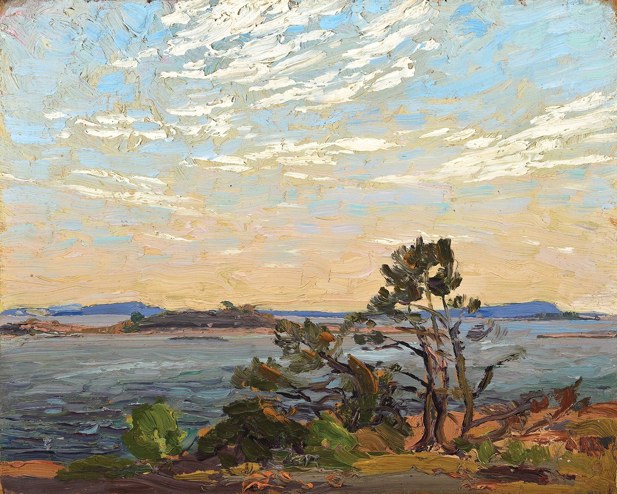 mcacgallery's tweet image. 🎨✨ On this day in 1877, Tom Thomson was born—an artist whose legacy continues to shape Canadian art.

Though his career was brief, Thomson created more than 400 vibrant sketches and around 50 finished canvases, capturing the raw beauty and spirit of the wilderness like no one…