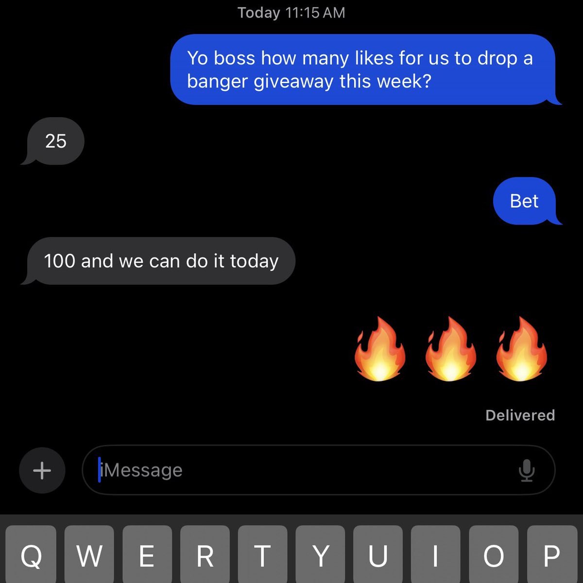 Admin’s boss said to run up the likes on this tweet if you want a CRAZY giveaway today 😤