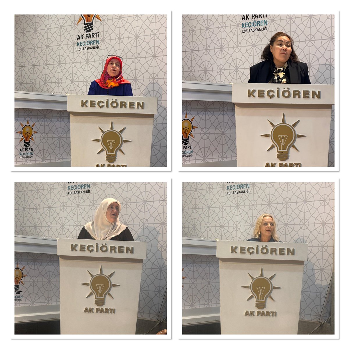 AK Kadın Keçiören (@akkadinkeciorn) on Twitter photo İlçe Kadın Kolları Mahalle Başkanları Toplantımız, Başkanımız Sn. Av. Merve Biberoğlu Erdoğan başkanlığında gerçekleşti.
Yeni dönemde de durmadan yorulmadan, ilk gün ki heyecanla koşmaya devam edeceğiz.
<a href="/RTErdogan/">Recep Tayyip Erdoğan</a>
<a href="/tugbaisikercan/">Tuğba IŞIK ERCAN</a>
<a href="/hakanhanozcan/">Hakan Han ÖZCAN 🇹🇷</a>
<a href="/akgul_aysel/">Aysel Koçak Akgül</a>
<a href="/mervebiberoglu/">Av. Arb. Merve Biberoğlu Erdoğan</a> İlçe Kadın Kolları Mahalle Başkanları Toplantımız, Başkanımız Sn. Av. Merve Biberoğlu Erdoğan başkanlığında gerçekleşti.
Yeni dönemde de durmadan yorulmadan, ilk gün ki heyecanla koşmaya devam edeceğiz.
<a href="/RTErdogan/">Recep Tayyip Erdoğan</a>
<a href="/tugbaisikercan/">Tuğba IŞIK ERCAN</a>
<a href="/hakanhanozcan/">Hakan Han ÖZCAN 🇹🇷</a>
<a href="/akgul_aysel/">Aysel Koçak Akgül</a>
<a href="/mervebiberoglu/">Av. Arb. Merve Biberoğlu Erdoğan</a>