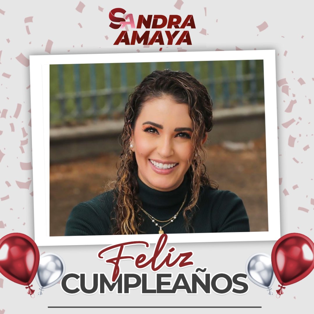 Sandra Amaya (@sandra12amaya) on Twitter photo ¡Feliz cumpleaños, querida presidenta <a href="/Marisol_rosso/">Marisol Rosso</a>!
Mis mejores deseos hoy y siempre. Que este nuevo año de vida esté repleto de éxitos y bendiciones.
A disfrutar al máximo en familia cada instante. ¡Feliz cumpleaños, querida presidenta <a href="/Marisol_rosso/">Marisol Rosso</a>!
Mis mejores deseos hoy y siempre. Que este nuevo año de vida esté repleto de éxitos y bendiciones.
A disfrutar al máximo en familia cada instante.