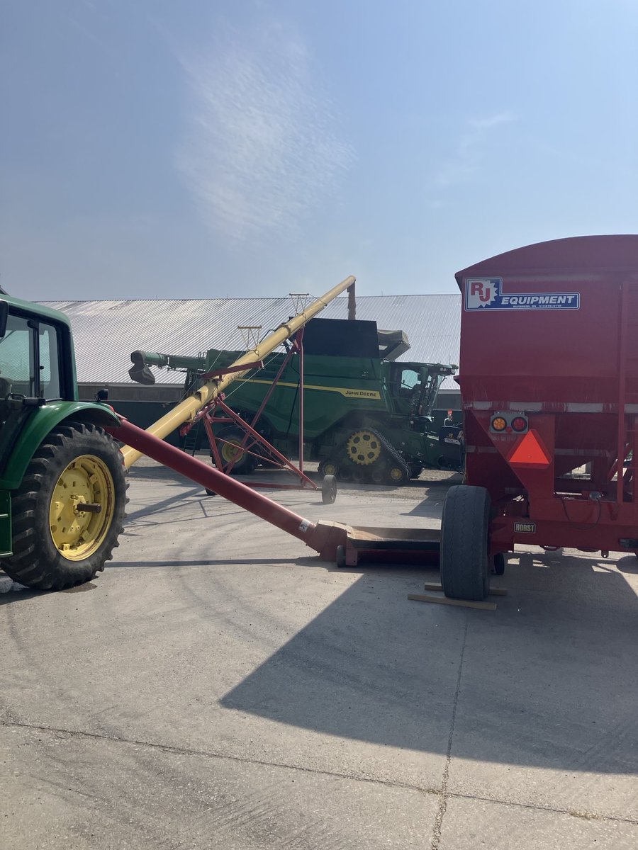 Helping prep for Soil Compaction Day in Rutherford Thursday.