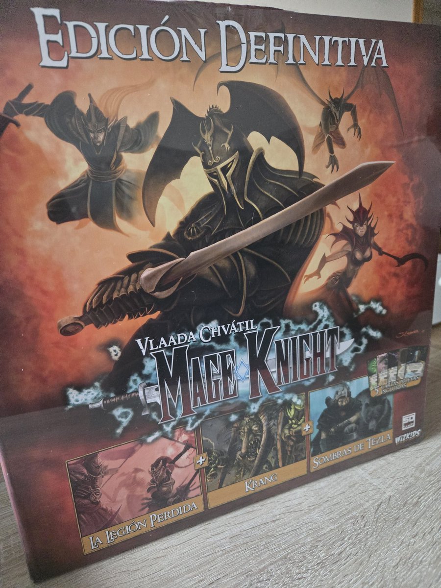 Seryu_MG's tweet photo. Chollo que he encontrado en mercadillo #MageKnight Edición Definitiva con algunos pequeños golpes en caja pero precintado y perfecto por dentro por 60€! No es barato pero para lo que cuesta esta joya no me lo puedo creer 😱  a ver si lo saco pronto que lo merece! #juegosdemesa https://t.co/lp9pBzqy2m