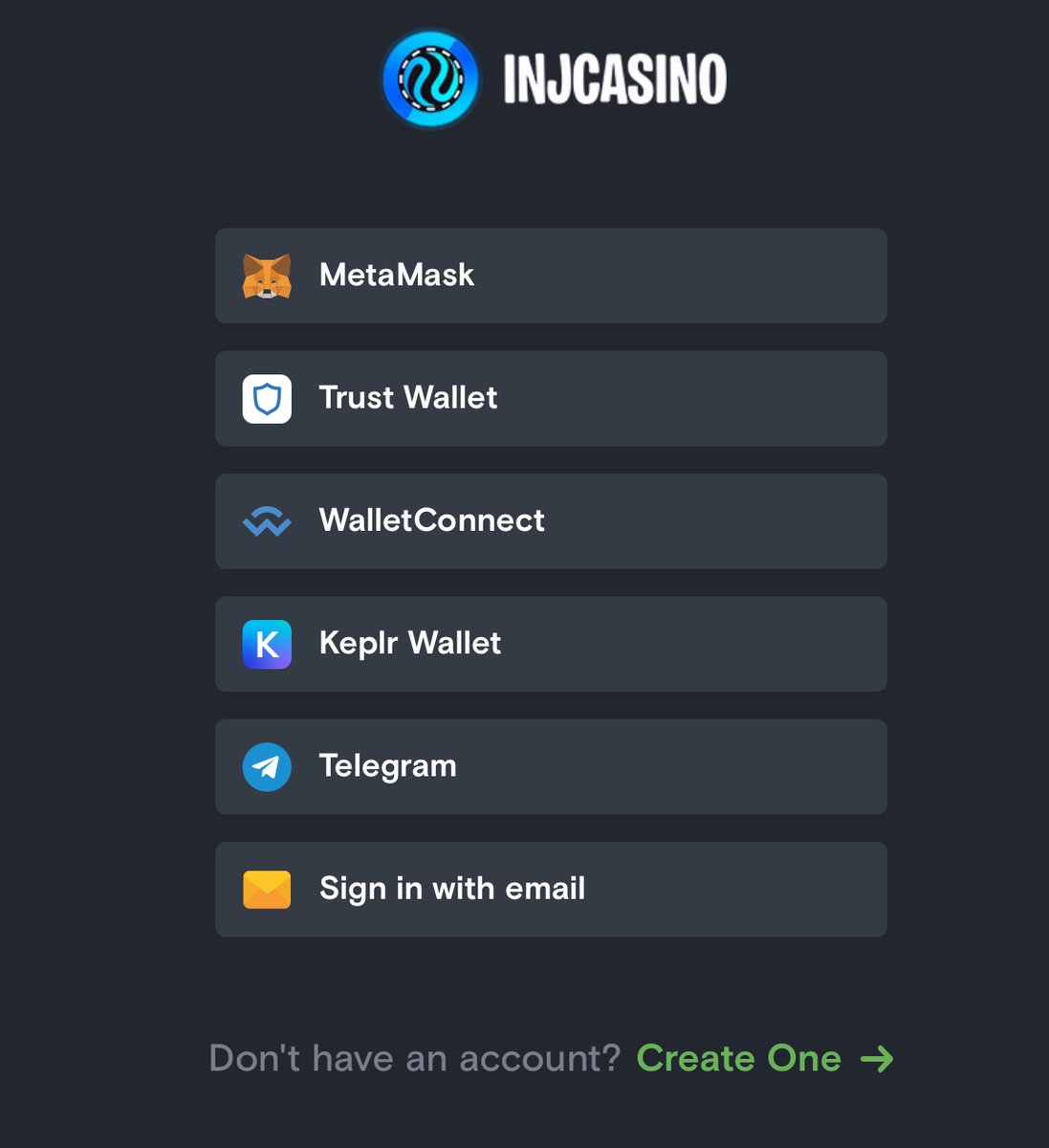 injcasino's tweet photo. You can now signup to injcasino using Telegram and Email 😌✅

You spoke, we answered 🫡

Create an account here🔗 https://t.co/6lomSA4ENx 

Like and Rt for a chance to win $200 usdo https://t.co/gN6YDZApeH