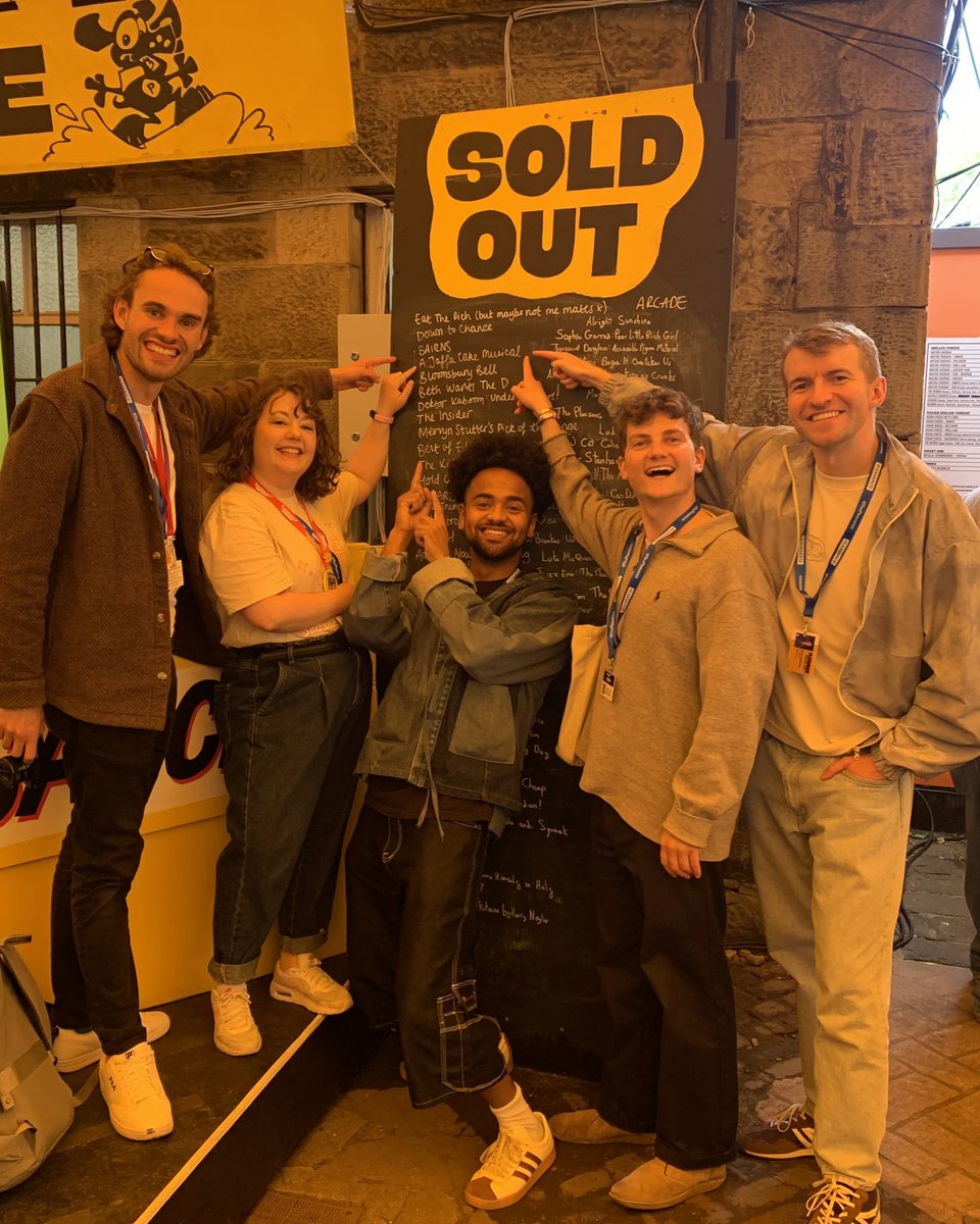 Storm Floris may have got in the way of yesterday’s sold out show but she couldn’t stop us today! 🙌 Thank you everyone who helped us sell out our BIGGEST VENUE EVER! 🤩👨‍⚖️ Tickets are FLYING for the rest of this week so snap up yours now‼️ pleasance.co.uk/event/jaffa-ca…