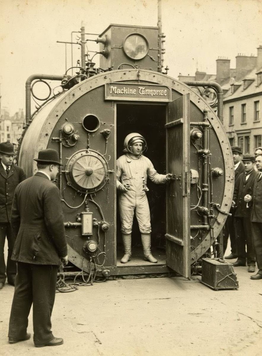 A primeira máquina do tempo é inaugurada por Dom Pedro II em 1898 (2011)