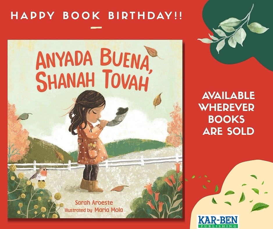 maria mola (@madoucepatrie) on Twitter photo Today’s the day!! ANYADA BUENA, SHANAH TOVAH by <a href="/SarahAroeste/">Sarah Aroeste</a> published by <a href="/KarBenPub/">Kar-Ben Publishing</a> is out now📚🍏🍯🍎
#bookbirthday #kidlit #kidlitart #boardbook #childrensbooks #bilingual Today’s the day!! ANYADA BUENA, SHANAH TOVAH by <a href="/SarahAroeste/">Sarah Aroeste</a> published by <a href="/KarBenPub/">Kar-Ben Publishing</a> is out now📚🍏🍯🍎
#bookbirthday #kidlit #kidlitart #boardbook #childrensbooks #bilingual