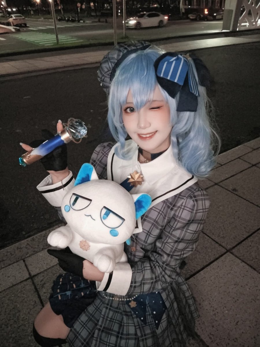 すいちゃんは——今日もかわいい！☄️

#ほしまちぎゃらりー #コスプレ