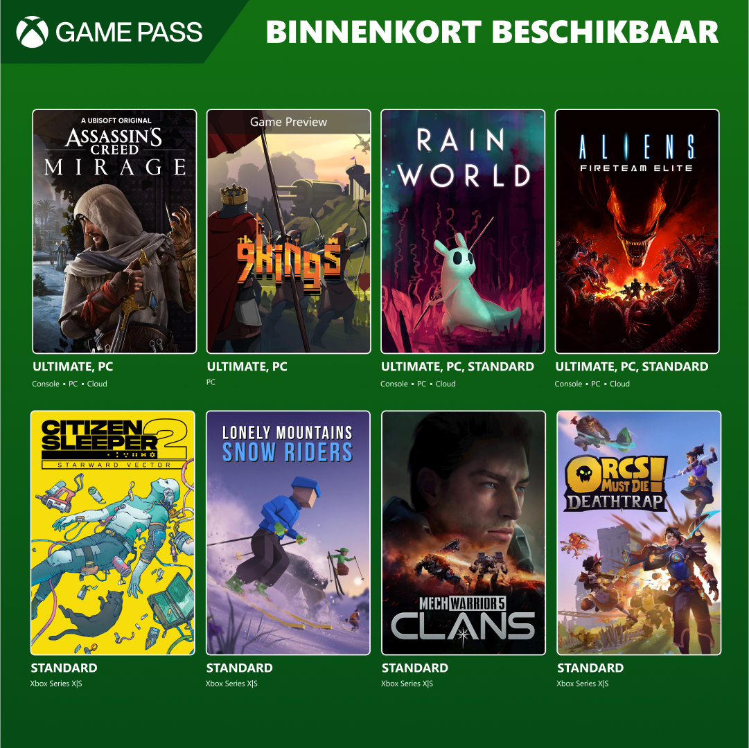 Serieuze vraag: welk spel speel je als eerste?