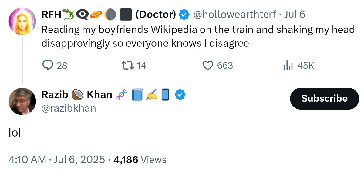 SextortionBrah's tweet image. Wherever there is profoundly disturbing sexual activity, there is also: Razib Khan.