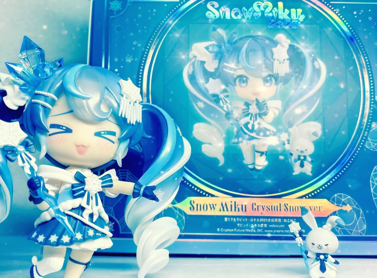 ねんどろいど 雪ミク 8点セット グッズ]ねんどろいど 雪ミク Crystal Snow Ver.｜SNOW MIKU 2025