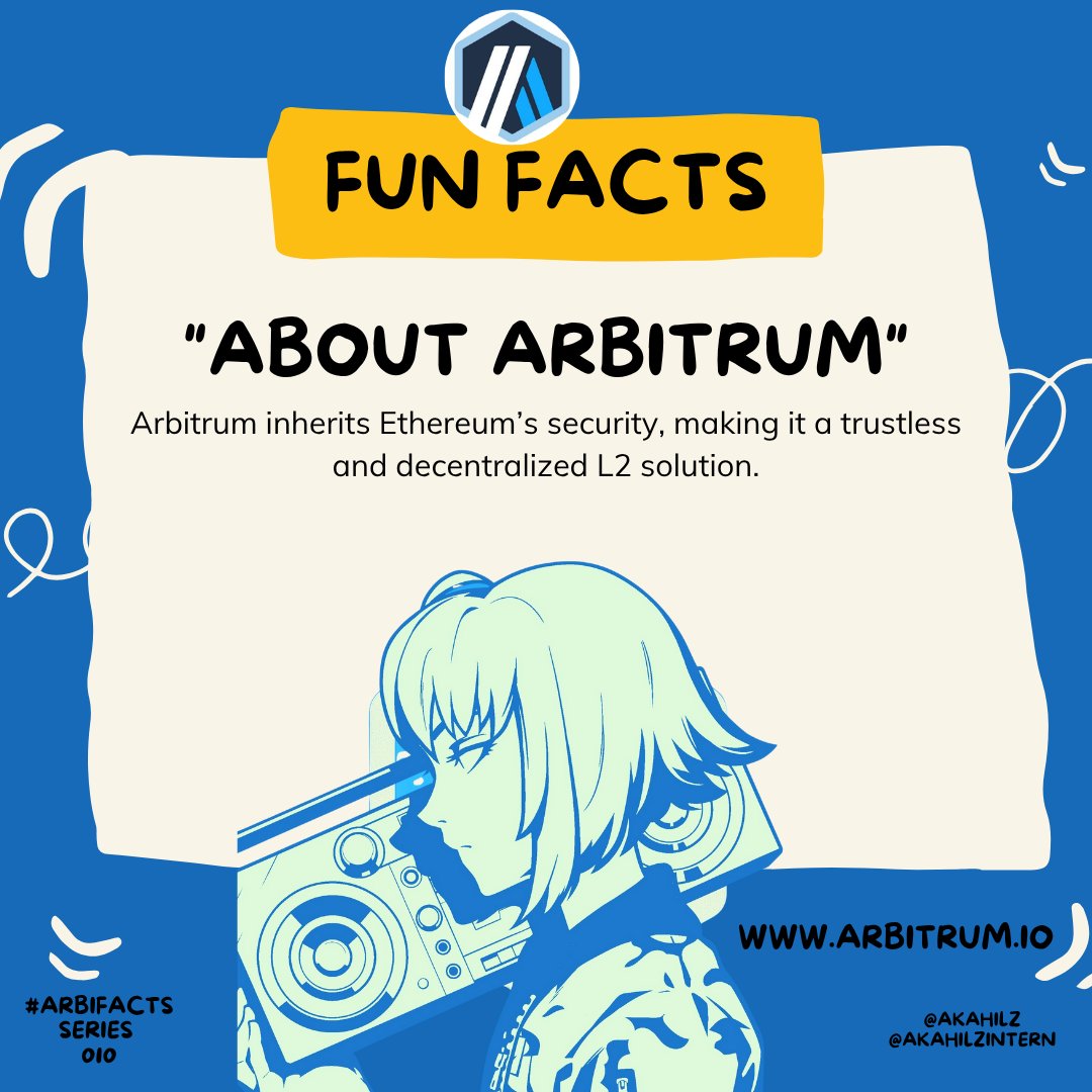 ArbiFacts Daily: Did You Know?📰

<a href="/arbitrum/">Arbitrum</a> keeps Ethereum secure—check out this gem!

Here is a significant fact ...🔥

Learn Facts, Learn Arbitrum AI, Learn Defi 🌐

#ArbiFacts #Arbitrum #Akahilz 📷📷