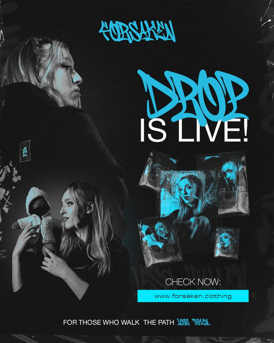 Długo pracowaliśmy nad tym, żeby w końcu Wam to pokazać!  

Forsaken zdecydowało się stworzyć linię odzieżową, bo widzimy, jak ważne jest to, kim jesteś i jak się wyrażasz. Nie tylko w grze, ale też poza nią.  

Wejdź na naszą stronę i zobacz nasz merch, link w BIO! #forsakenclth