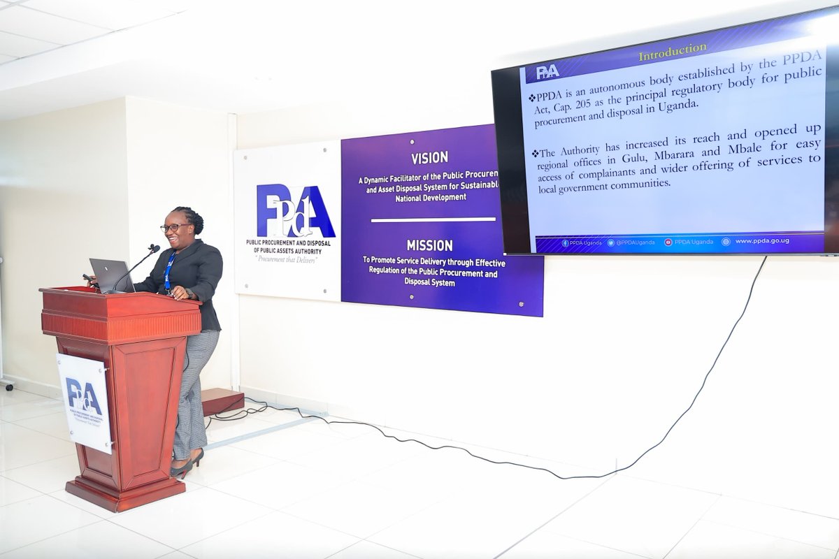PPDA Uganda (@ppdauganda) on Twitter photo Martin Waiswa, <a href="/giz_uganda/">GIZ Uganda</a> Advisor Rule of Law, Democracy & good Governance welcomed <a href="/ugandadebtnet/">Uganda Debt Network</a> & <a href="/Accu_Ug/">Anti-Corruption Coalition Uganda - ACCU</a> onboard:
“We urge you to uphold neutrality & stay clear of partisan politics. PPDA is a non-political agency serving the public good.” He noted.
(4/5) Martin Waiswa, <a href="/giz_uganda/">GIZ Uganda</a> Advisor Rule of Law, Democracy & good Governance welcomed <a href="/ugandadebtnet/">Uganda Debt Network</a> & <a href="/Accu_Ug/">Anti-Corruption Coalition Uganda - ACCU</a> onboard:
“We urge you to uphold neutrality & stay clear of partisan politics. PPDA is a non-political agency serving the public good.” He noted.
(4/5)