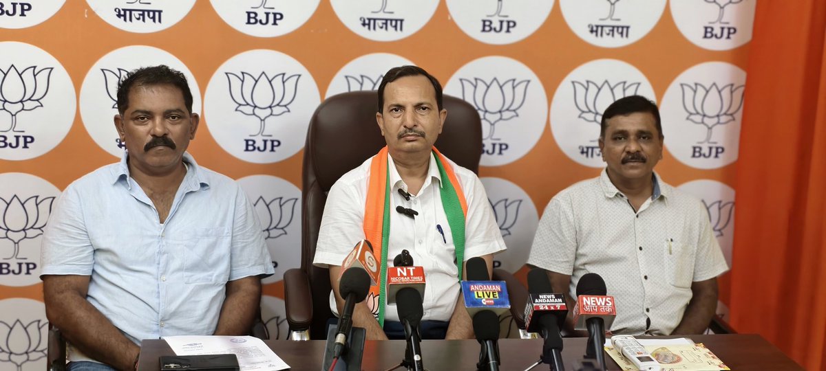 📢 Press Briefing 
 BJP A&amp;N Islands
Today, under the leadership of State President Shri Anil Tiwari ji, BJP A&amp;N Islands launched a Media Outreach System to strengthen communication &amp; transparency with the public.

🔹 Regular BJP–Media interaction mechanism initiated
🔹 Newly